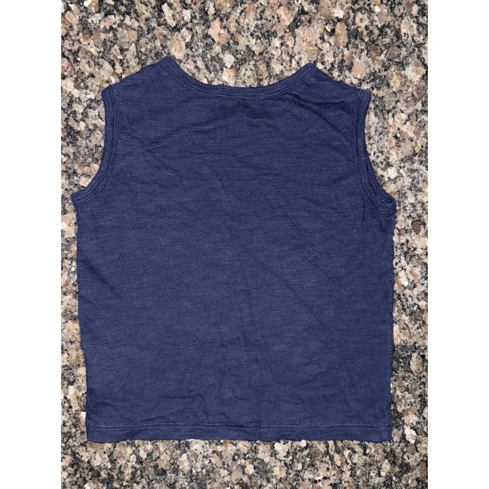 Baby Gap Star Wars Grogu Baby Yoda Muscle Tank Top Navy Blue 5 Years